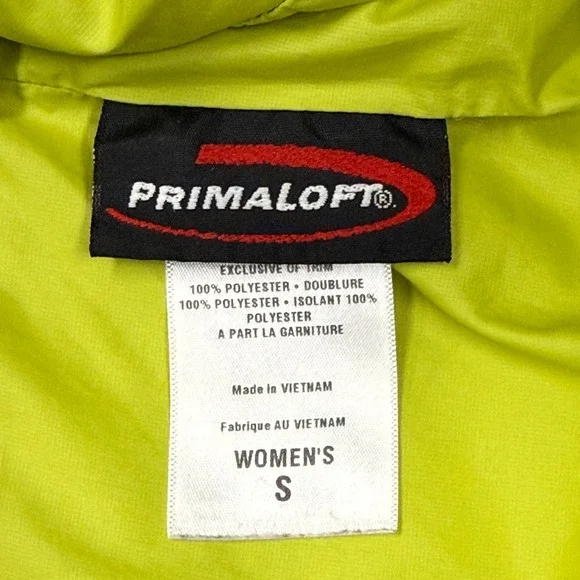 Patagonia Nano Puff Pullover Womens Small Lime Green Quilted Primaloft Jacket - Picture 4 of 14